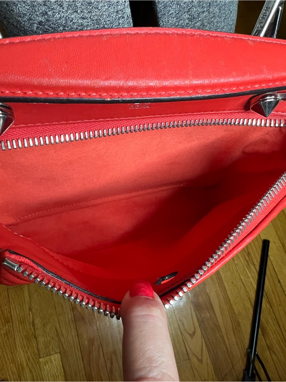 Fendi DotCom Click Small Red Quilted Leather Shoulder Bag - Picture 12 of 16